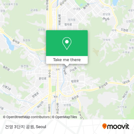 건영 3단지 공원 map