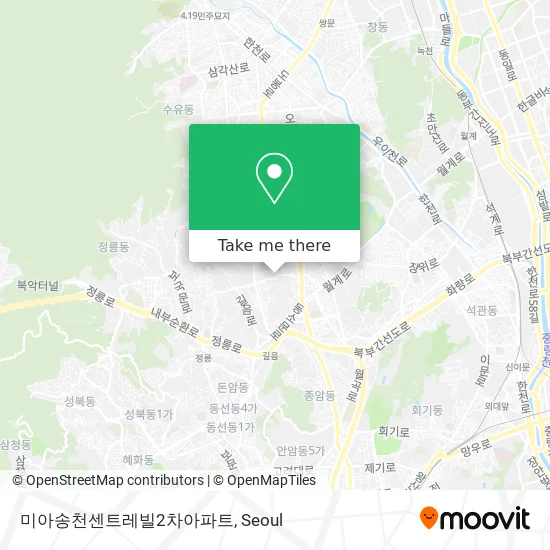미아송천센트레빌2차아파트 map