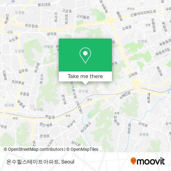 온수힐스테이트아파트 map