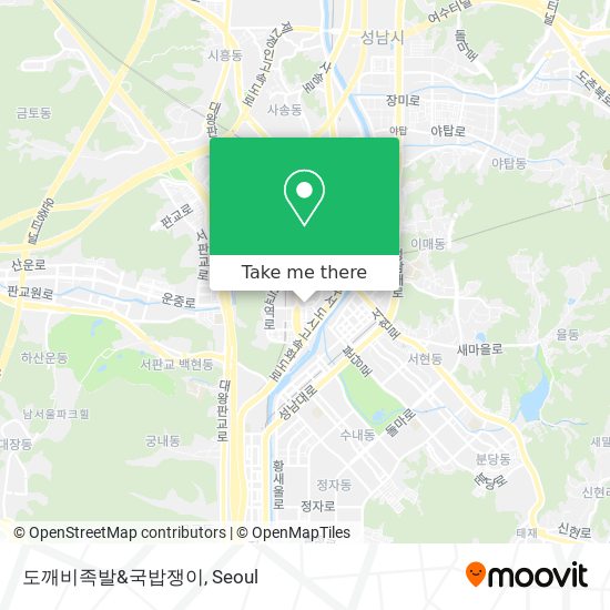 도깨비족발&국밥쟁이 map