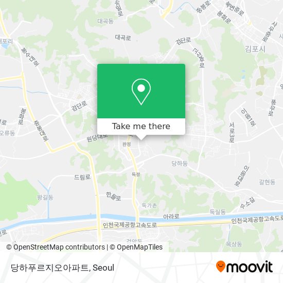 당하푸르지오아파트 map