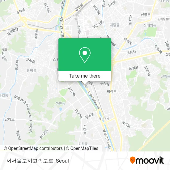 서서울도시고속도로 map