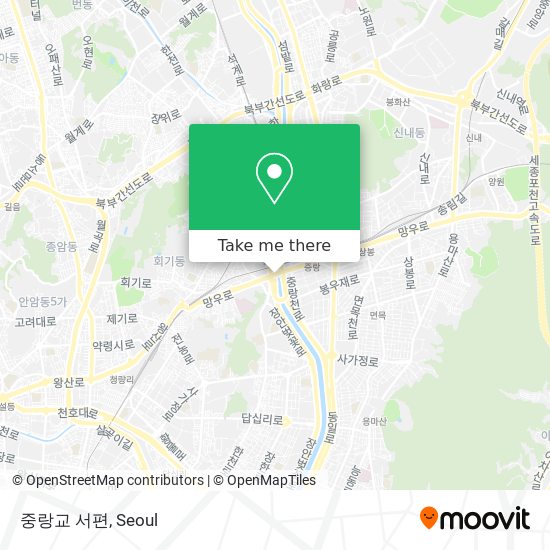 중랑교 서편 map