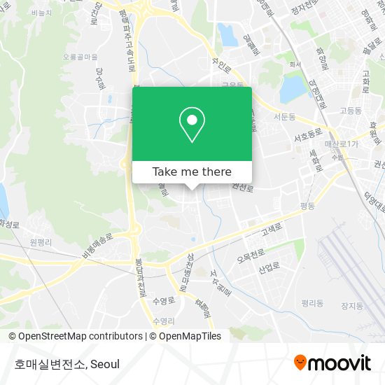 호매실변전소 map