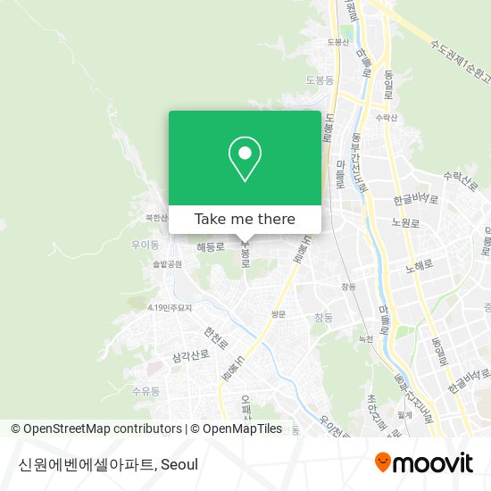 신원에벤에셀아파트 map