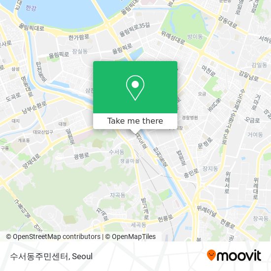 수서동주민센터 map
