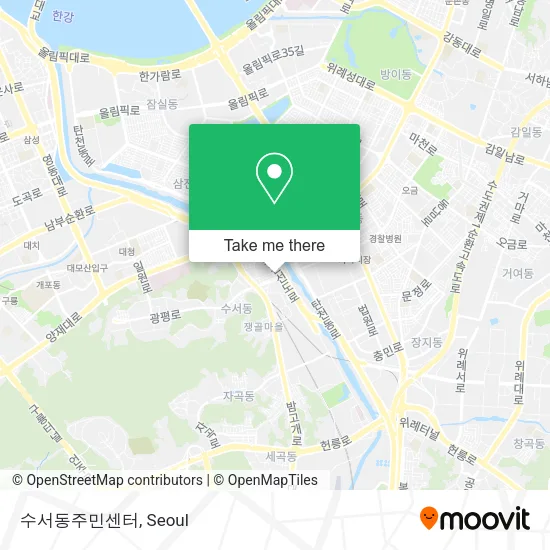 수서동주민센터 map
