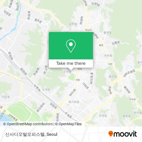 신사디오빌오피스텔 map