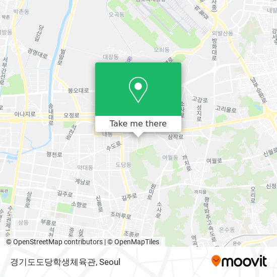 경기도도당학생체육관 map