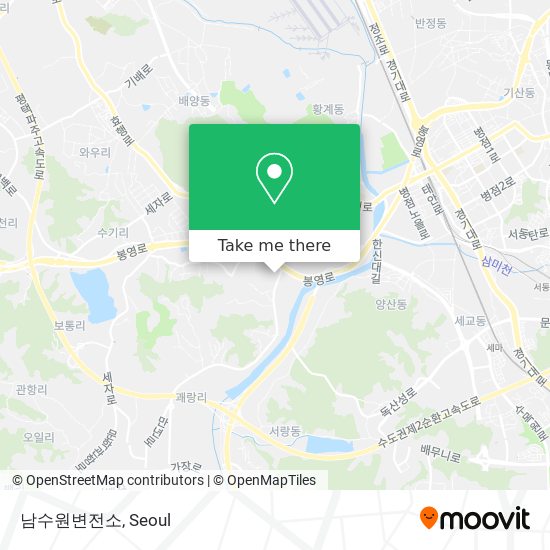 남수원변전소 map