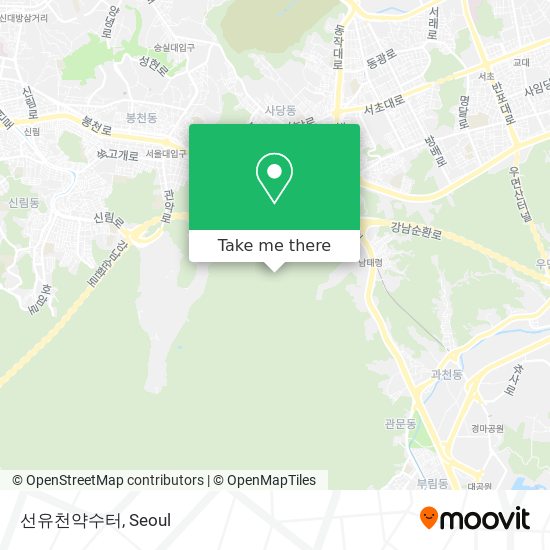 선유천약수터 map