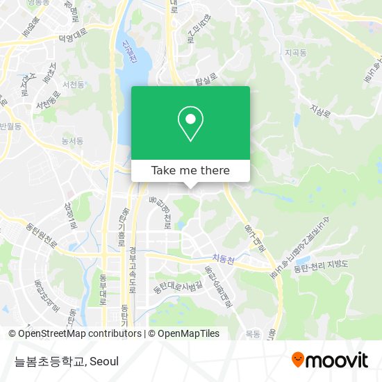 늘봄초등학교 map