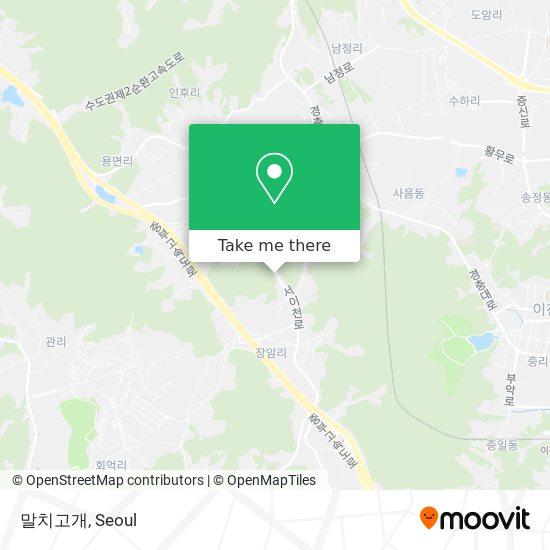 말치고개 map