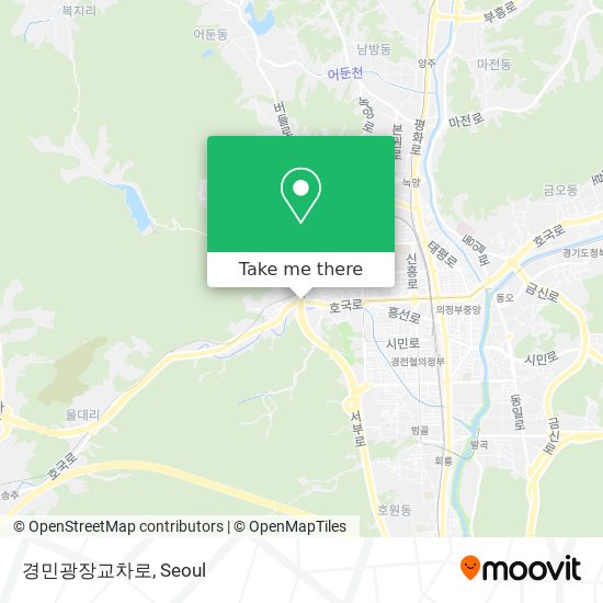 경민광장교차로 map