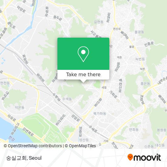 숭실교회 map
