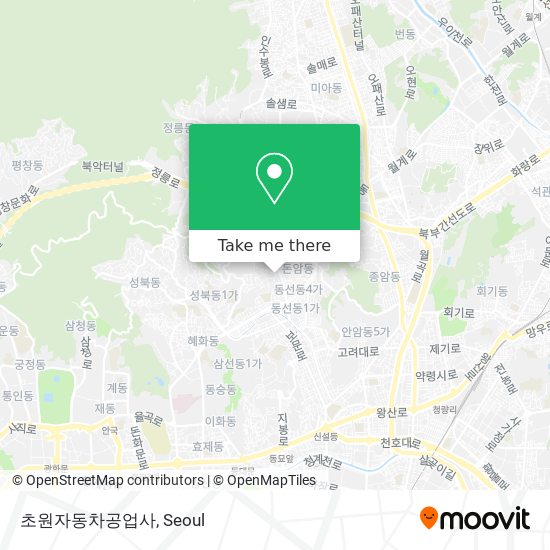 초원자동차공업사 map