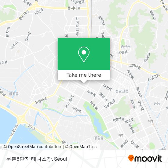 문촌8단지 테니스장 map