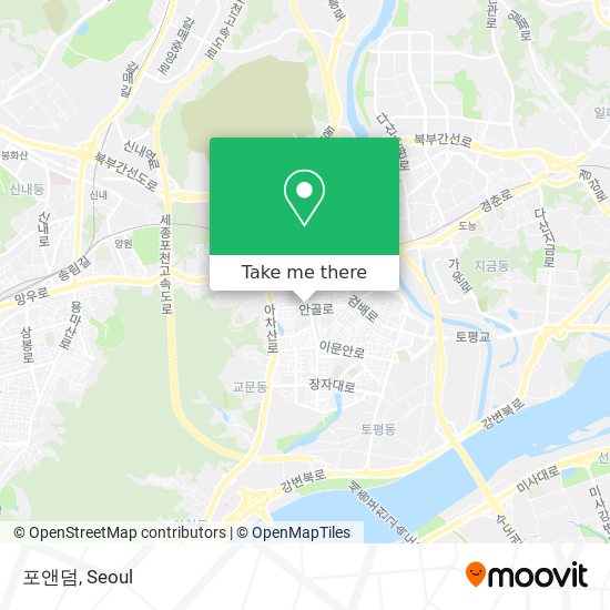 포앤덤 map