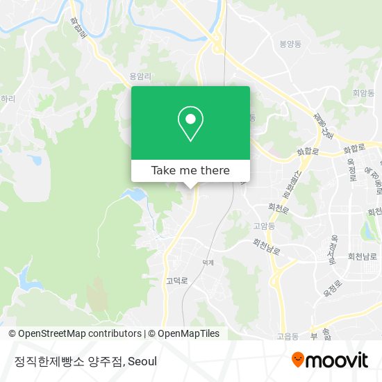 정직한제빵소 양주점 map