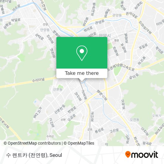 수 렌트카 (전연령) map