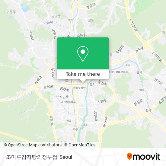 조마루감자탕의정부점 map