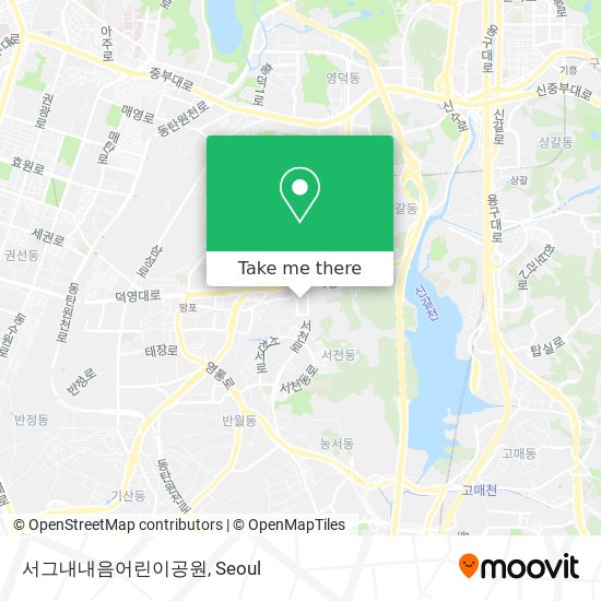 서그내내음어린이공원 map