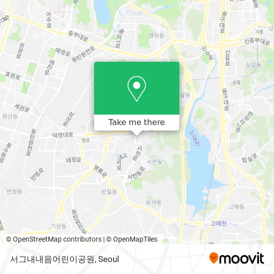 서그내내음어린이공원 map