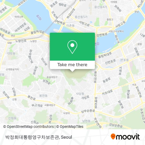 박정희대통령영구차보존관 map