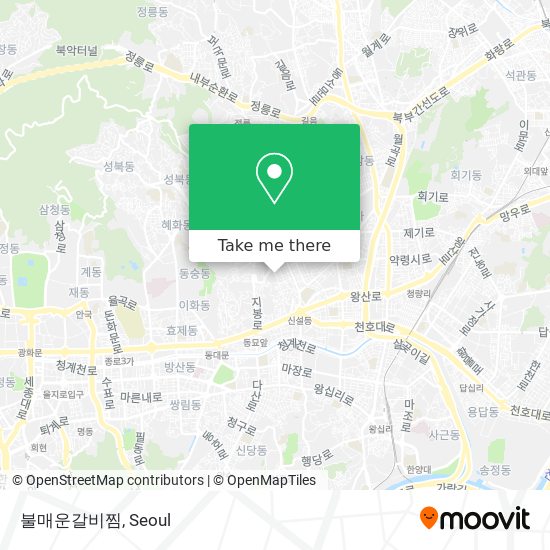 불매운갈비찜 map