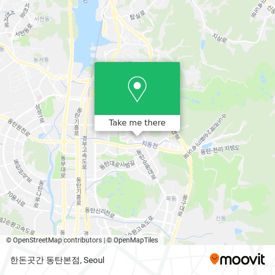 한돈곳간 동탄본점 map