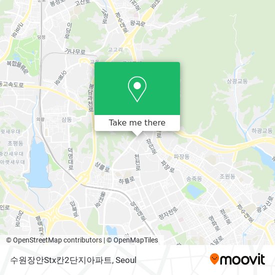 수원장안Stx칸2단지아파트 map