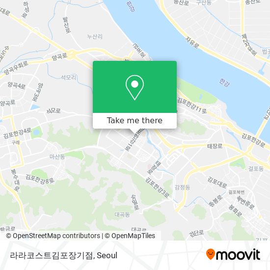 라라코스트김포장기점 map