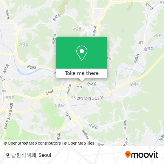 만남한식뷔페 map
