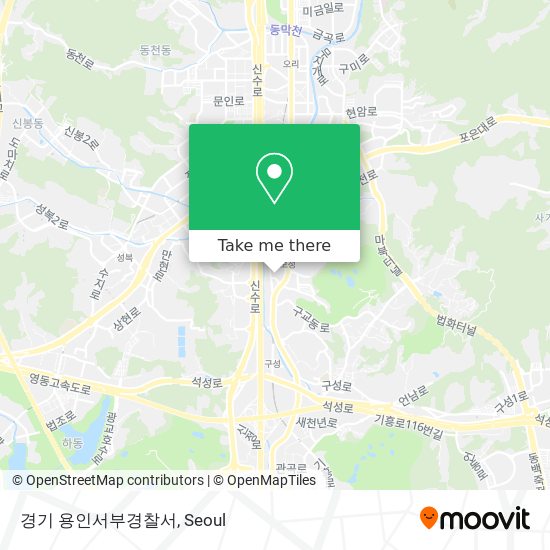 경기 용인서부경찰서 map