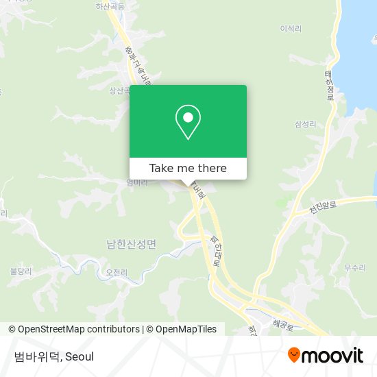 범바위덕 map