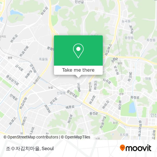 조수자김치마을 map