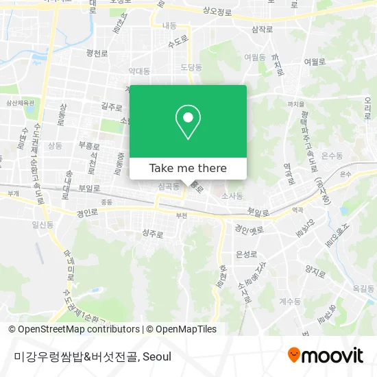 미강우렁쌈밥&버섯전골 map