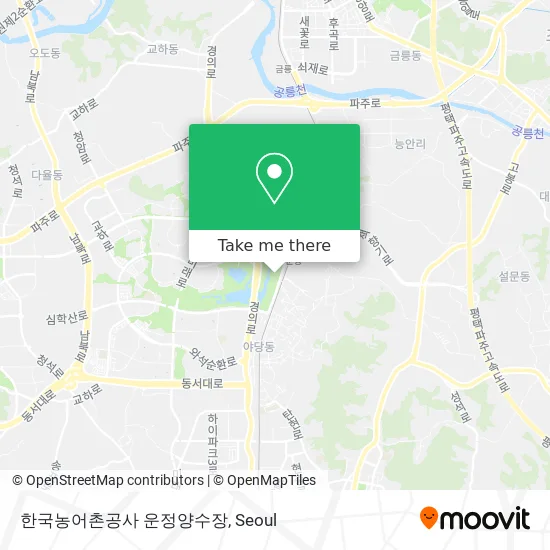한국농어촌공사 운정양수장 map