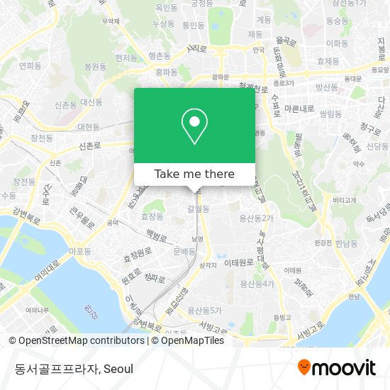 동서골프프라자 map