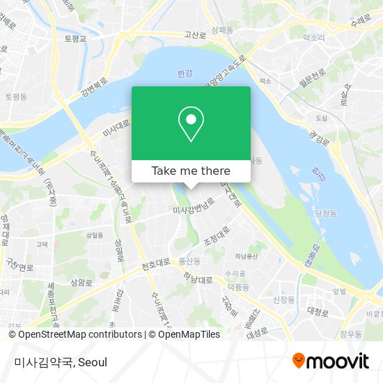 미사김약국 map