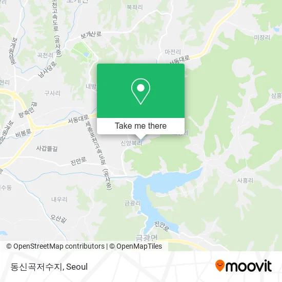 동신곡저수지 map