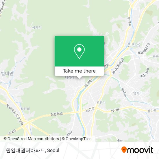 원일대궐터아파트 map