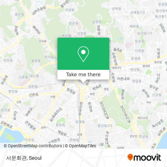 서문회관 map