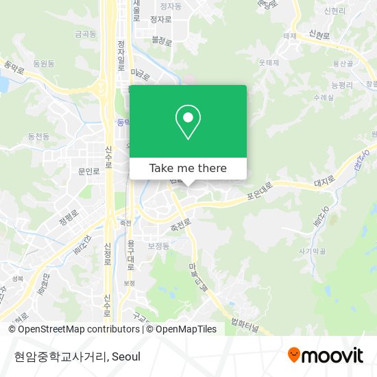 현암중학교사거리 map