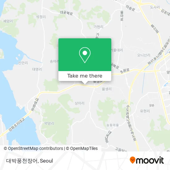 대박풍천장어 map