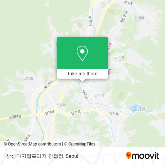 삼성디지털프라자 진접점 map