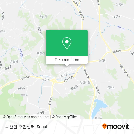 죽산면 주민센터 map
