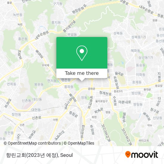 향린교회(2023년 예정) map