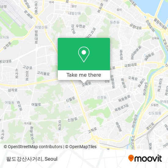 팔도강산사거리 map