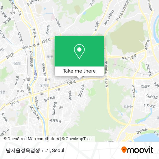 남서울정육점생고기 map